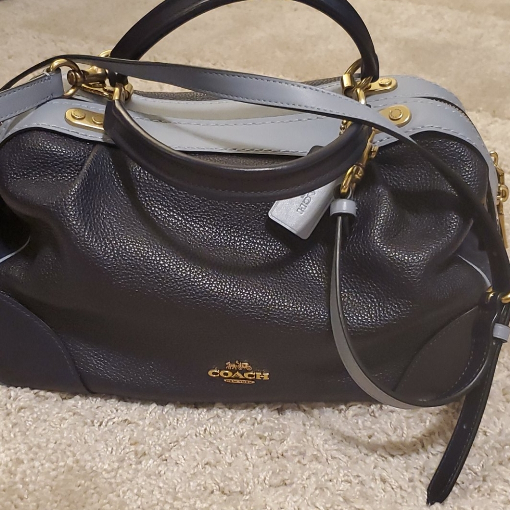 Two tone Coach satchel